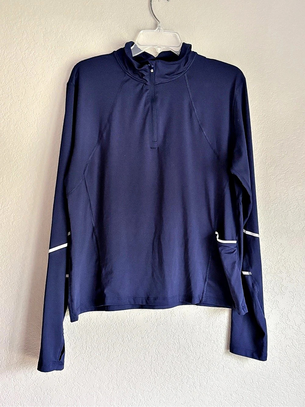 H&M Move Women's Cobalt Blue Pullover sweatshirt XL with side pocket